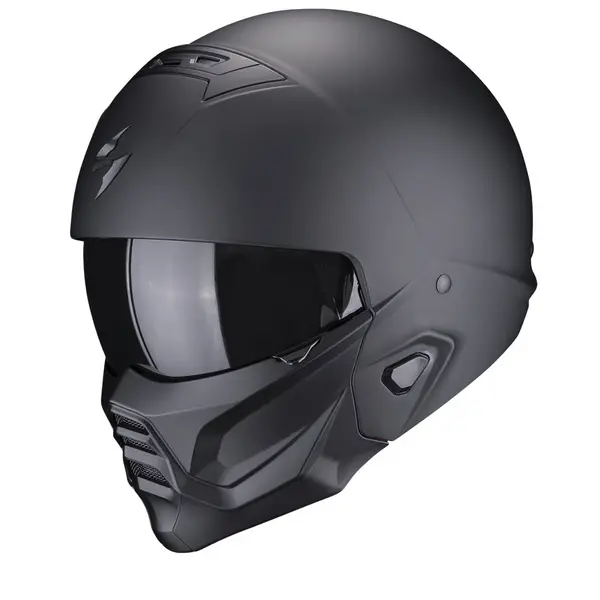 Image of Scorpion Exo-Combat II Solid Matt Black Jet Helmet L