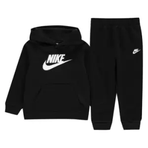 Image of Nike Fleece Tracksuit - Black