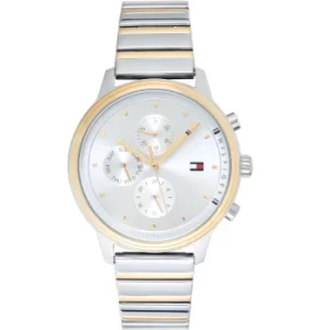 Image of Chronograph Quartz Silver Dial Ladies Watch
