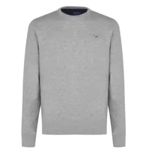 Image of Gant Original Crew Neck Sweatshirt - Grey