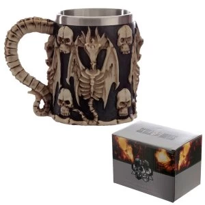Image of Skulls and Dragon Bones Tankard - Decorative Only