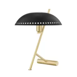 Image of Hudson Valley Lighting Landis Table Lamp Aged Brass And Black