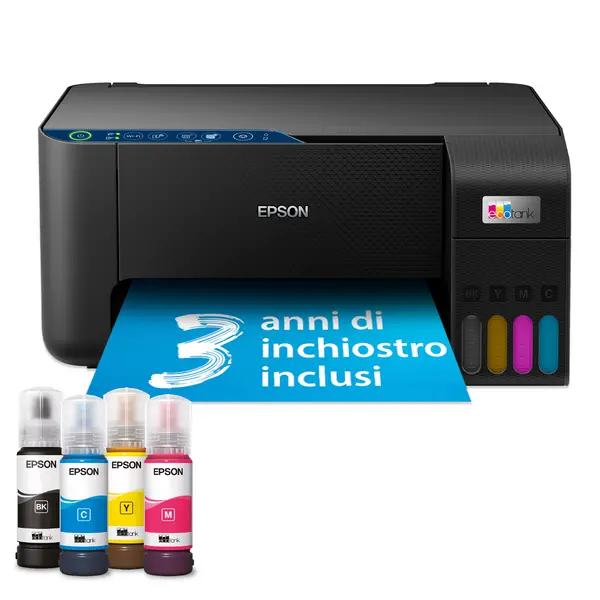 Image of Epson EcoTank ET-2861 A4 Colour Multifunction Inkjet Printer