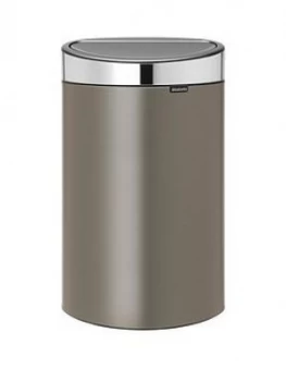 Image of Brabantia 40-Litre Touch Bin New ; Platinum