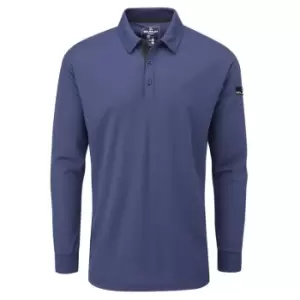 Image of Stuburt Long Sleeve Polo - Blue