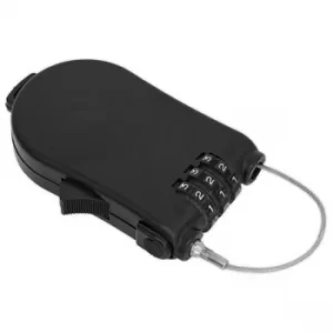 Image of Sealey CCL01 Combination Cable Lock