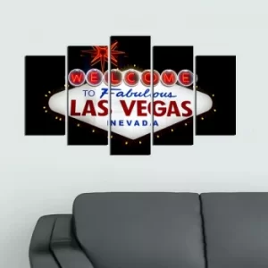 Image of 5MF-18 Multicolor Decorative MDF Painting (5 Pieces)