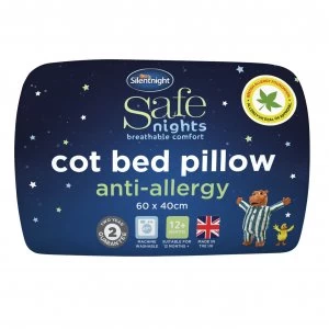 Image of Silentnight Safe Nights Anti Allergy Cot Bed Pillow