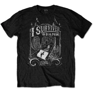 Image of My Chemical Romance - I Survived Unisex Medium T-Shirt - Black