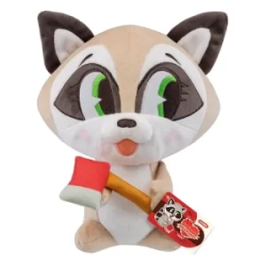 Image of Villainous Valentines Paka Paka Plush Figure Raccoon 18 cm