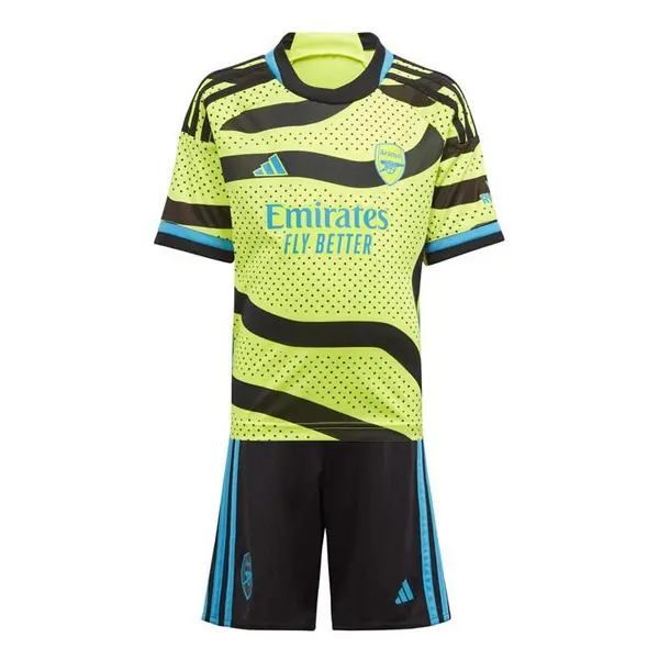Image of adidas Arsenal Away Mini Kit 2023 2024 Infants Domestic Replica Minikits 1-2 Yrs Yellow 37890013105