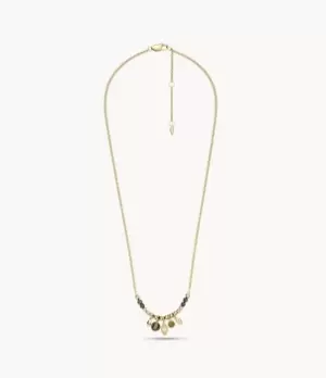 Image of Fossil Women Smoky Quartz Beaded Necklace