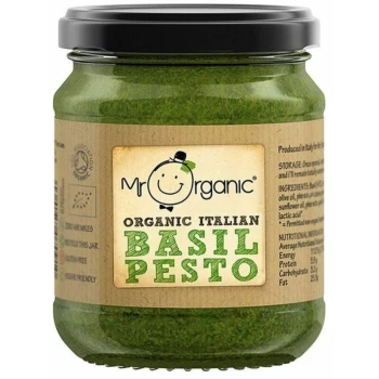 Image of Vegan Basil Pesto - 130g x 6 - 704942 - Mr Organic