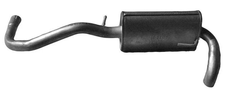 Image of IZAWIT 16.105 Rear silencer Rear End Silencer (3437)