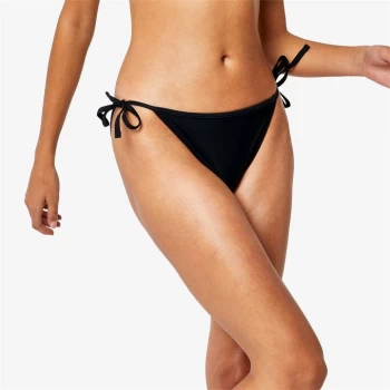 Image of Jack Wills Eco Tie Side Bikini Bottoms - Black