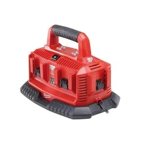 Image of Milwaukee Power Tools M14 - M18 Multibay Multi Voltage Charger for 14-18V Li-ion 110V