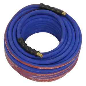 Image of Sealey Air Hose 30m x 8mm with 1/4" BSP Unions Extra Heavy Duty