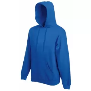Image of Fruit Of The Loom Mens Hooded Sweatshirt / Hoodie (S) (Royal)