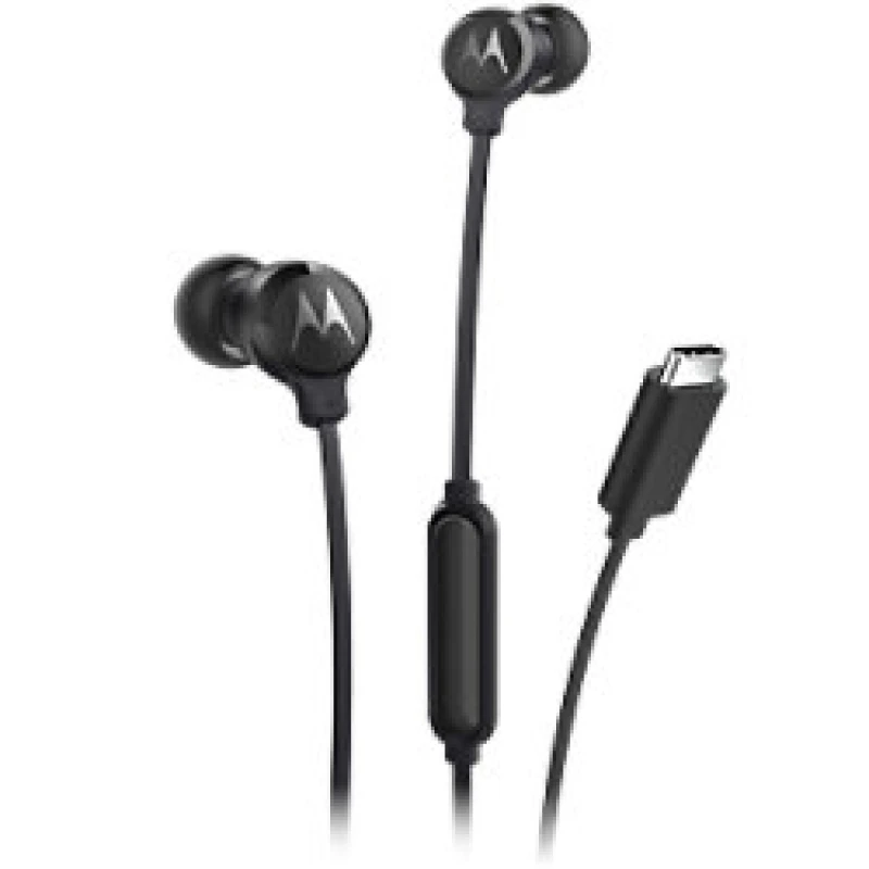 Image of Motorola 3C - S Wired In Ear USB - C Earbuds Black