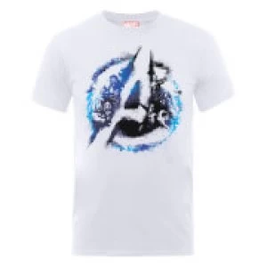 Image of Marvel Avengers Assemble Flared T-Shirt - White - M