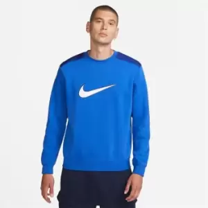 Image of Nike Nsw Sp Flc Crew Bb - Blue