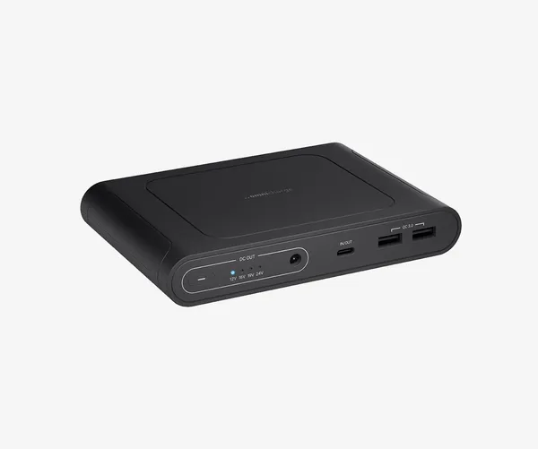 Image of Omnicharge OmniMobile 25600 Pro Portable Power Bank with Wireless Charging - Black