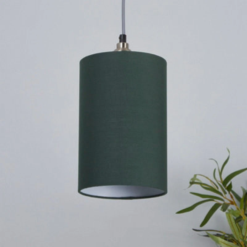 Image of Lighting Collection Cylinder Shade Emerald unisex 16cm