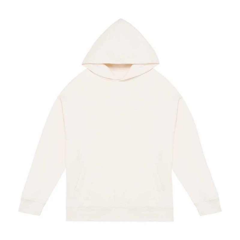 Image of Native Spirit Mens Oversized Hoodie in Ivory Size: XS Ivory Male XS