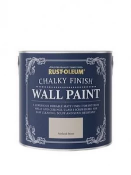 Image of Rust-Oleum Rust-Oleum Chalky Wall Paint Portland Stone 2.5L