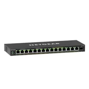 Image of Netgear GS316EPP Managed Gigabit Ethernet (10/100/1000) Power over Ethernet (PoE) Black
