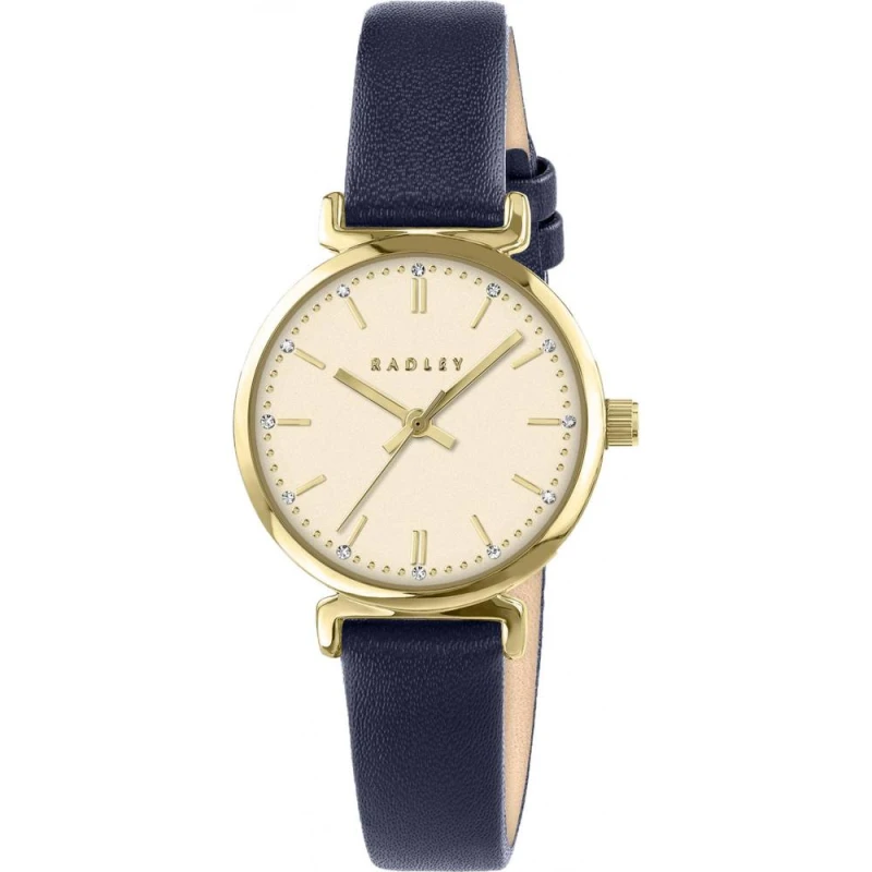 Image of Radley Womens RY21894 Roman Crescent 28mm Quartz Watch in Navy Navy Female One Size