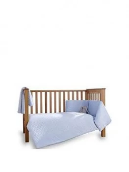 Image of Clair De Lune Clair De Lune Dimple Cot/Cot Bed Quilt Bumper Set