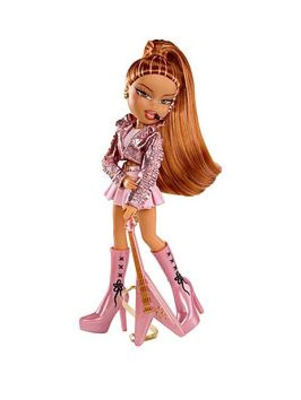 Image of BRATZ Pop Starz Yasmin - Fashion Doll with Collectable Charm Outfit and Music Accessories