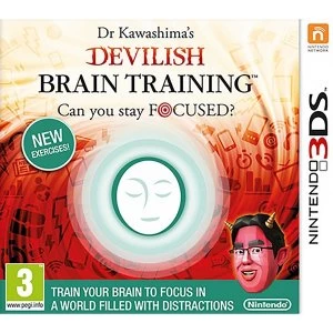 Image of Dr Kawashimas Devilish Brain Training Can You Stay Focused Nintendo 3DS Game