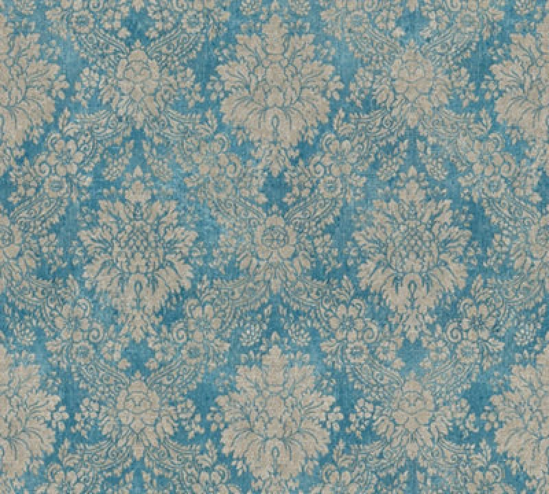 Image of As Creation Damask Bluesimply Spray Pre-Pasted 53Cm X 1050Cm