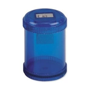 Image of 5 Star Office Pencil Sharpener Plastic Canister Max. Diameter 8mm Single Hole Coloured Pack 10