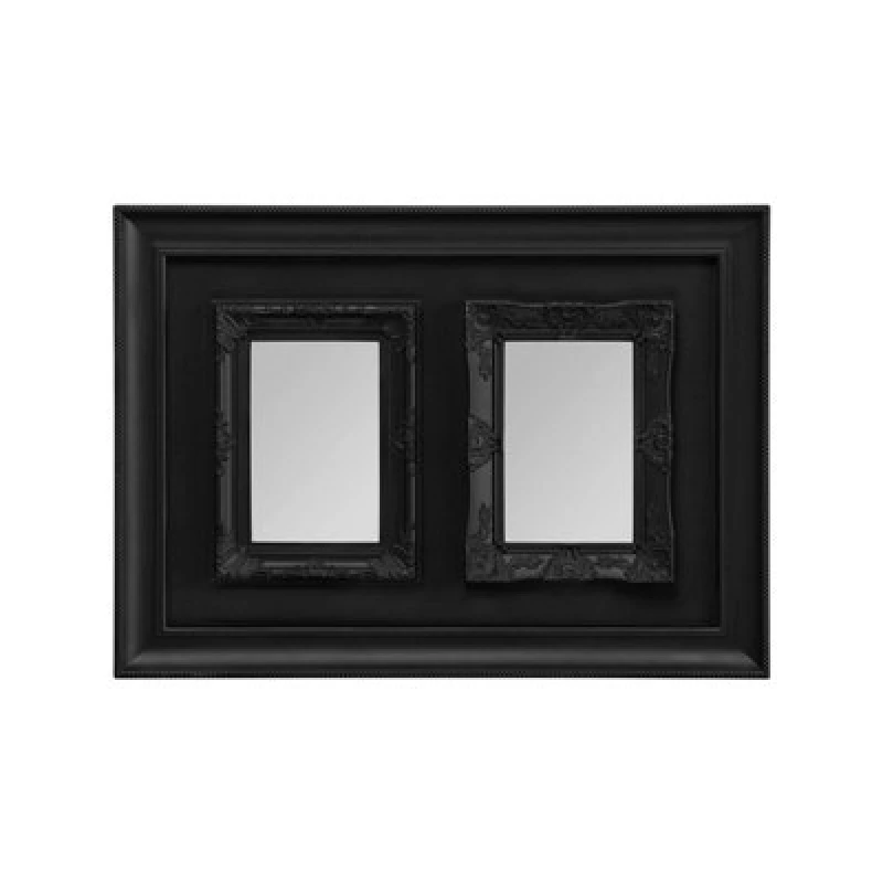 Image of Premier Housewares Meta Plastic 2 Photo Frame Black