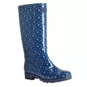 Image of Regatta Lady Wenlock Wellies - Navy Tile