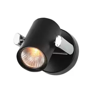 Image of Larissa Kratovo Downlight Spot 1 Light Metal Black Chrome