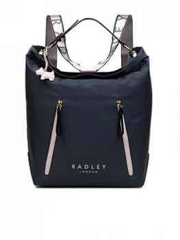 Image of Radley Crofters Way Large Zip Top Hobo - Shadow