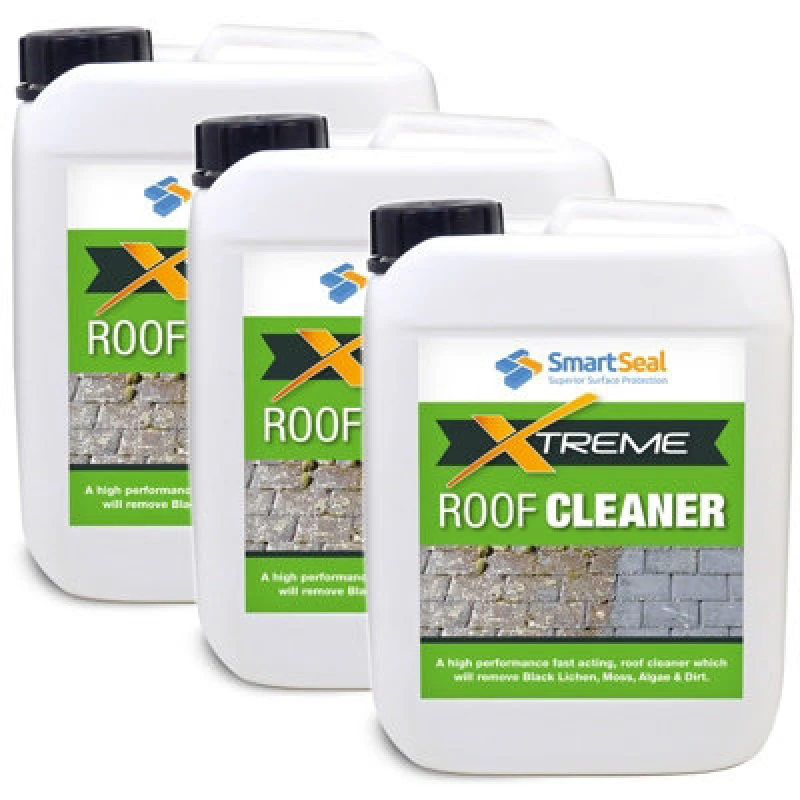 Image of Smartseal - Roof Cleaner Xtreme, Premium Black Spot Remover, Roof Cleans And Removes Dirt, Grime And Algae, 3 X 5L