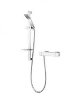 Image of Aqualisa Square Bar Valve Mixer Shower