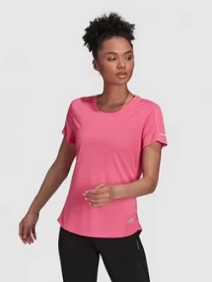 Image of adidas Run It Tee, Pink, Size XL, Women