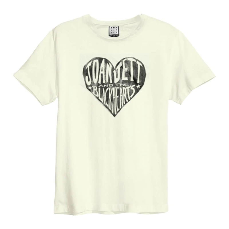 Image of Amplified Amplified Men Joan Jett & The Black Hearts T-Shirt in White Size: X-Small White XS Male 5063238002982