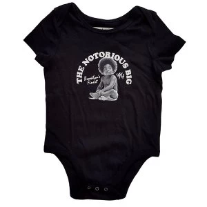 Image of Biggie Smalls - Baby Kids Baby Grow - Black
