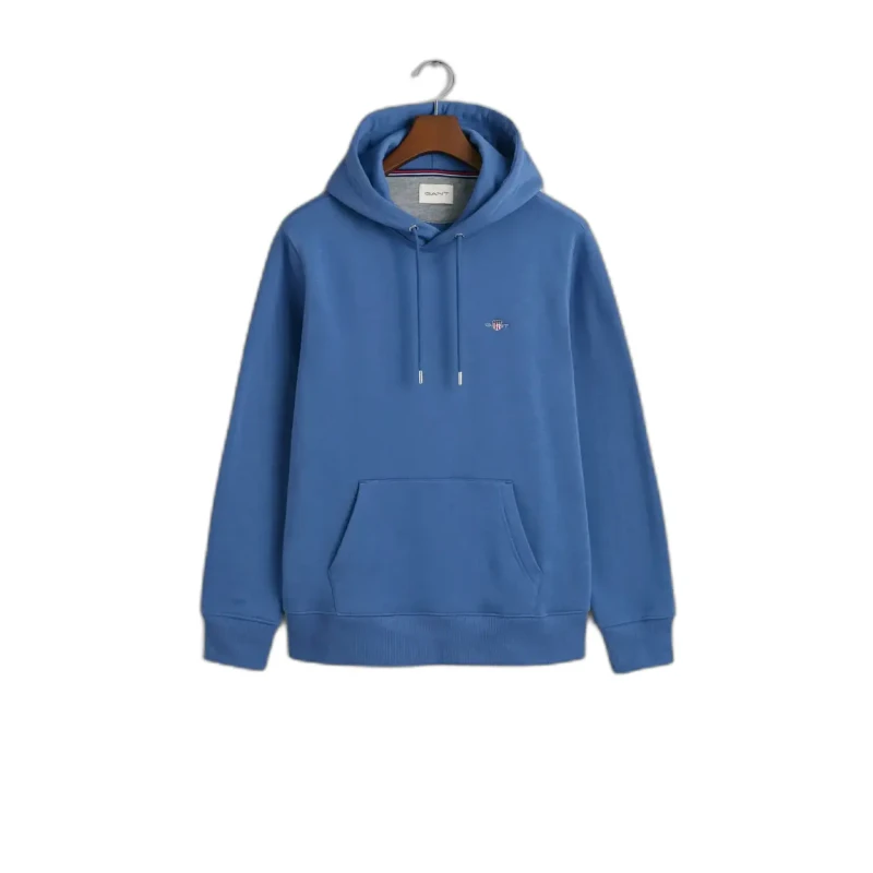 Image of Gant Gant Shield Hoodie Bleu Male L 2007058-442