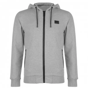 Image of Antony Morato Antony Mens Sport Zip Top Hoodie - GREY MEL 9013