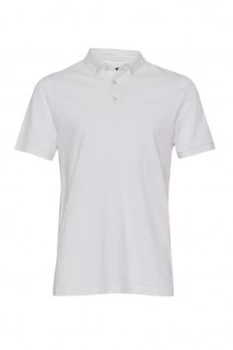 Image of Mens French Connection Parched Textured Pique Polo Shirt White