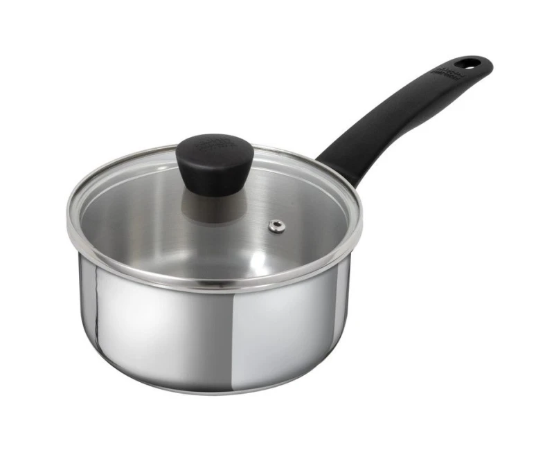 Image of Kuhn Rikon Classic Stainless Steel Induction Safe Saucepan, 20cm/3L in Silver Silver Unisex