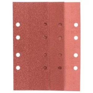 Image of Bosch Accessories 2607019499 Sander paper set Punched Grit size 60, 80, 120, 240 (L x W) 230 mm x 93mm 1 Set